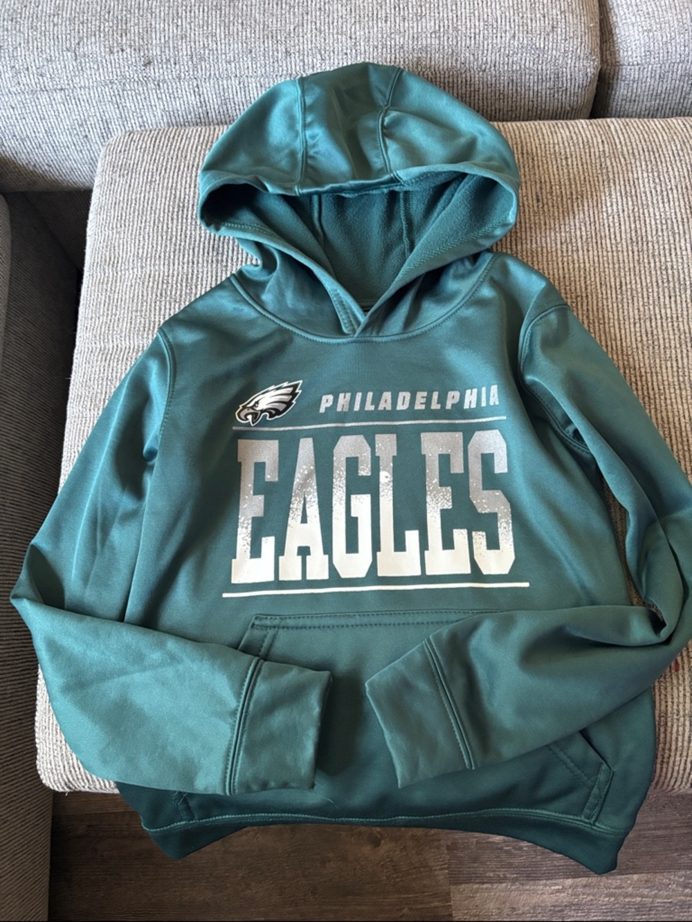 Philadelphia Eagles Kids Teal Hoodie Sweatshirt